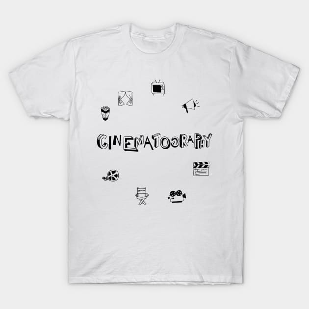 Cinematography (v2) T-Shirt by bluerockproducts